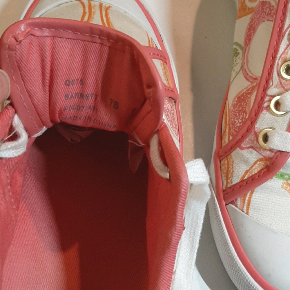 COACH BARRETT SIGNATURE MULTICOLOR LOGO SNEAKERS - Picture 8 of 10